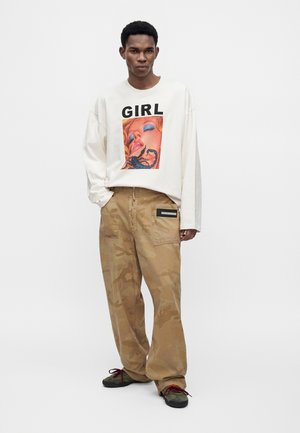 Stolen Girlfriends Club, GIRLFRIEND REAPER LONG SLEEVE TEE - Top s dlhým rukávom - vintage white