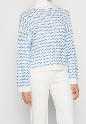 Pieces Strickpullover - off-white