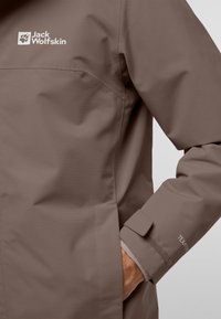 Jack Wolfskin ALTENBERG 3IN1  - Regenjas - cold coffee