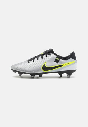 TIEMPO LEGEND 10 ACADEMY - Scarpe da calcetto con tacchetti - metallic silver/black/volt