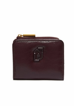 GLOSSY WITH ZIP - Wallet - bordeaux