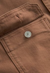 Next REGULAR FIT BUTTON UP - Spijkerjas - rust brown