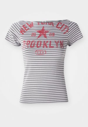 BDG Urban Outfitters BABY TEE - Apdrukāts T-krekls - grey