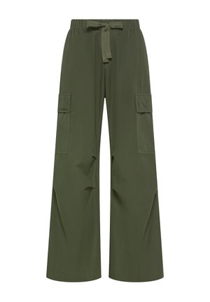 Deha, CARGO TROUSERS - TROUSERS - Cargo trousers - green