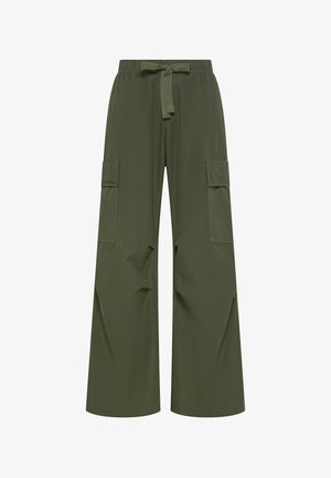 Deha, CARGO TROUSERS - TROUSERS - Cargo trousers - green
