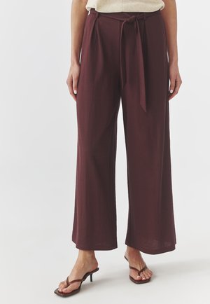 TATUUM ZAMI - Trousers - violet