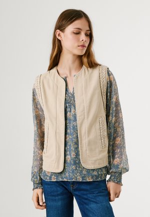 Pepe Jeans SAURA VEST - Vest - stone beige