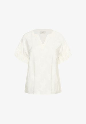 Kaffe Curve, KCCASSY BLOUSE - Bluse - chalk