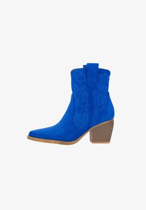 Salinyang Cowboy-/Bikerstiefelette - blau