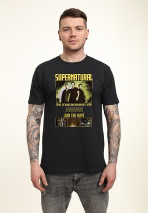 SUPERNATURAL CUSTOM POSTER - T-Shirt print - black
