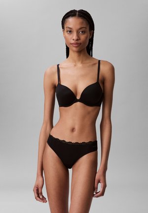 Calvin Klein Underwear, THONG MICROFIBER STRETCH - Tanga - black