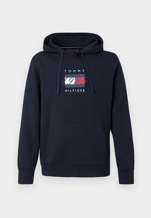 LINEAR FLAG GRAPHIC HOODIE UNISEX - Mikina - desert sky