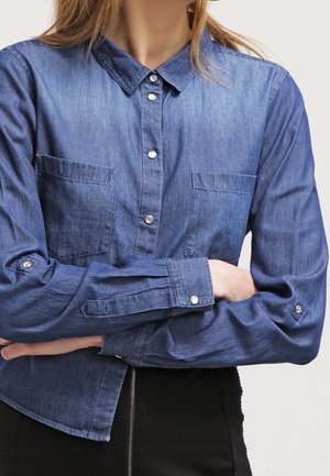 Skjortebluser - blue-black denim