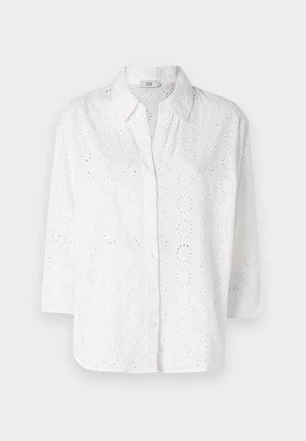 JDYTALLIE LONG SHIRT - Button-down blouse - cloud dancer4