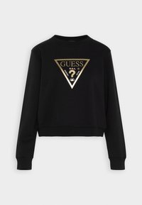 Guess TRIANGLE - Mikina - jet black