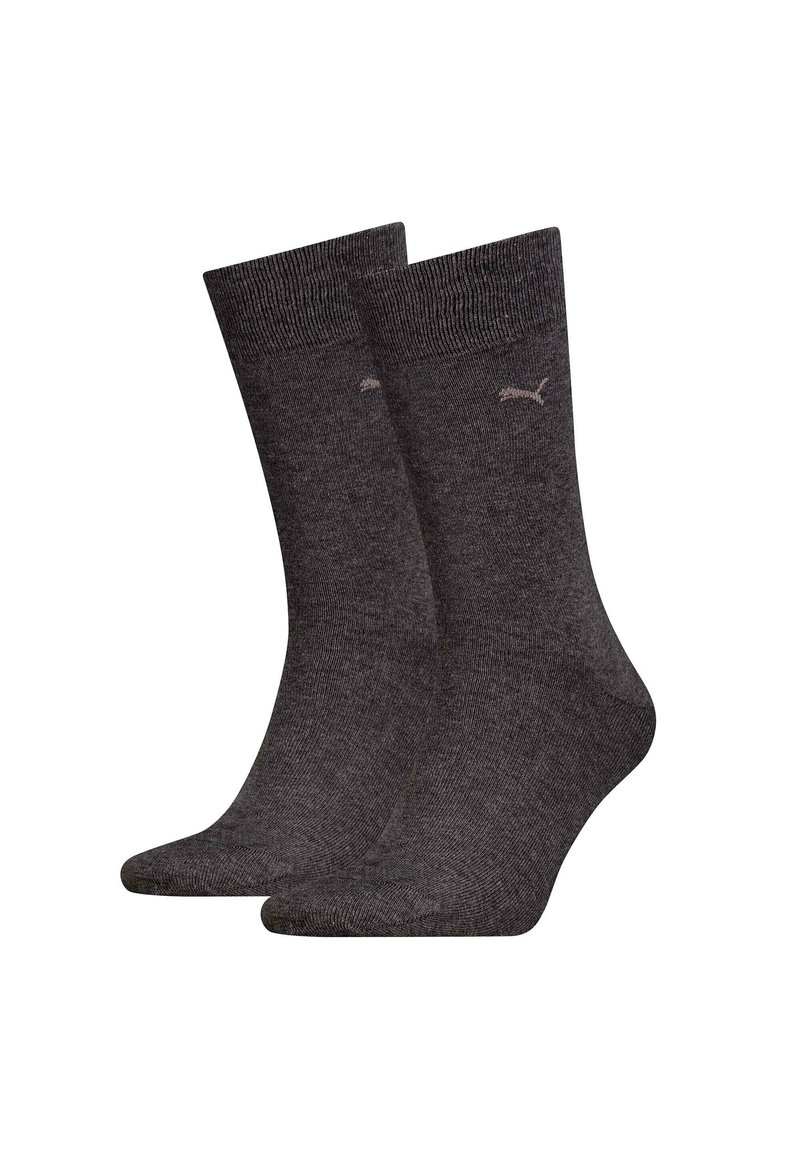 Puma 2ER PACK CLASSIC LOGO EINFARBIG - Socken - grau