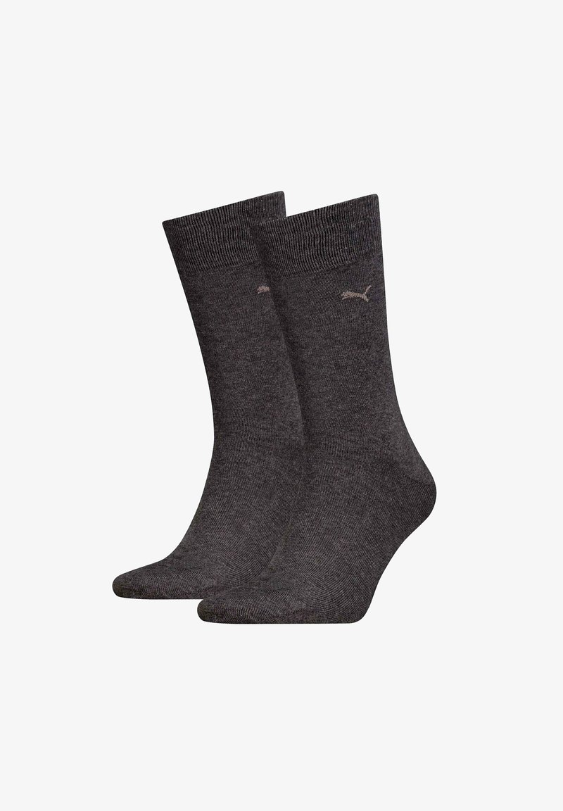 Puma 2ER PACK CLASSIC LOGO EINFARBIG - Socks - grau