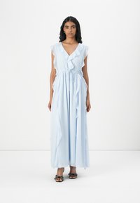 Vero Moda - VMCARMEN V NECK LONG DRESS  - Maxi dress - skyway Thumbnail Image 1