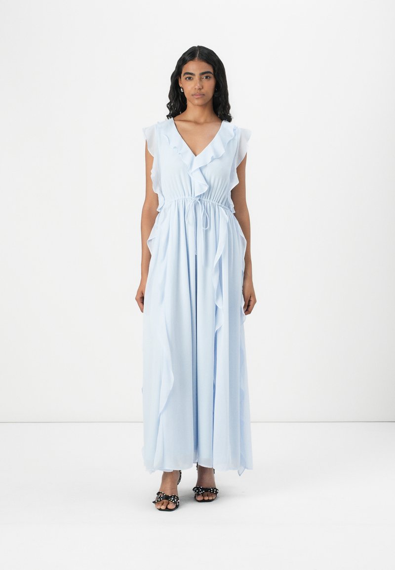 Vero Moda - VMCARMEN V NECK LONG DRESS  - Maxi dress - skyway, Enlarge