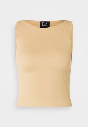 BDG Urban Outfitters, SLASH NECK TANK - Toppi - light brown