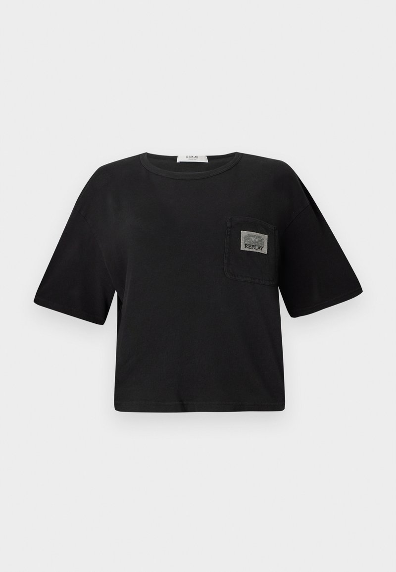 Replay T-shirt basic zwart Replay T-shirt basic zwart