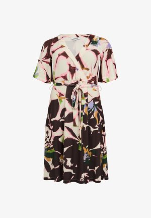 YOEK, MIT DRUCK - Robe en jersey - dunkelrot