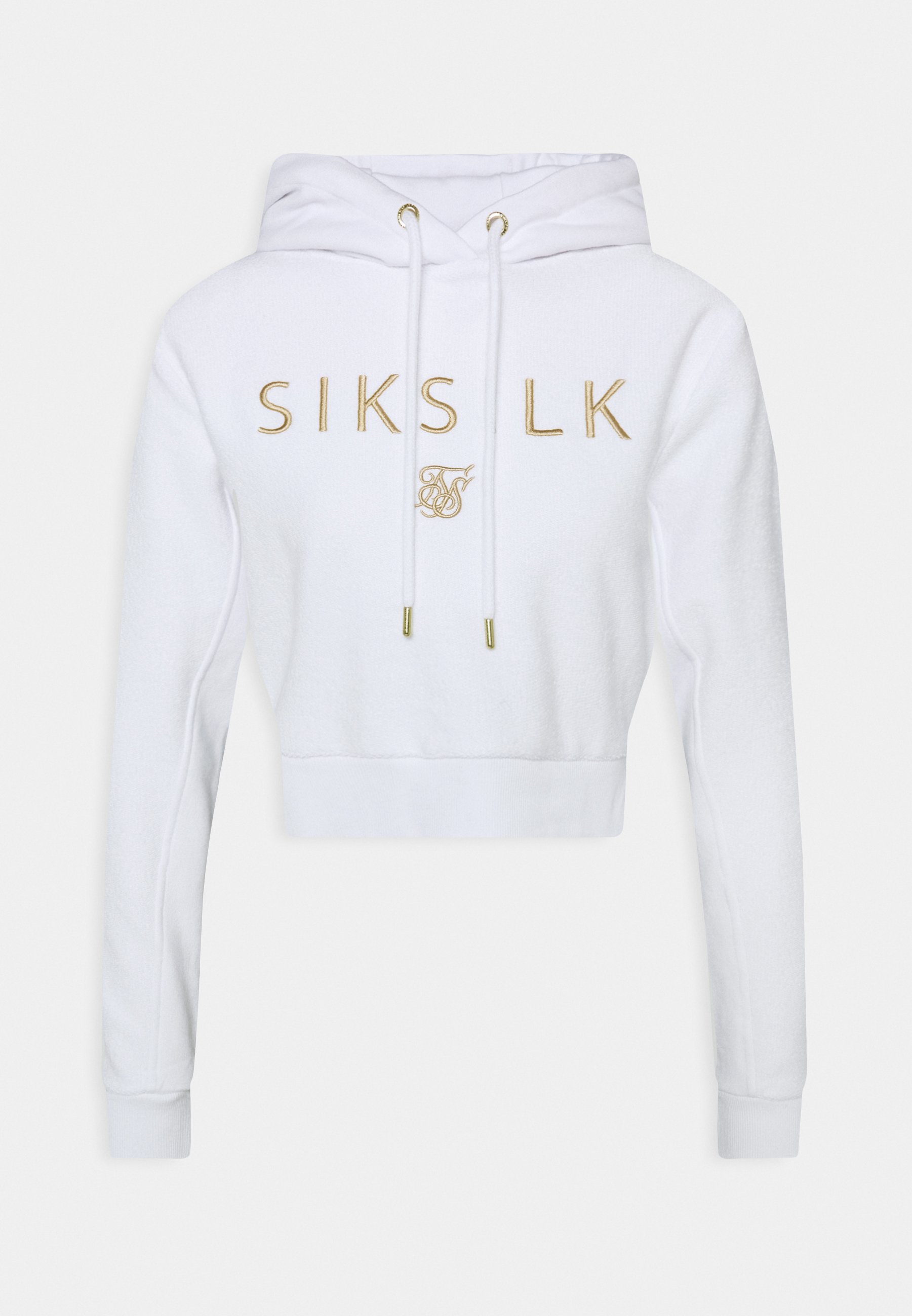 sik silk white hoodie