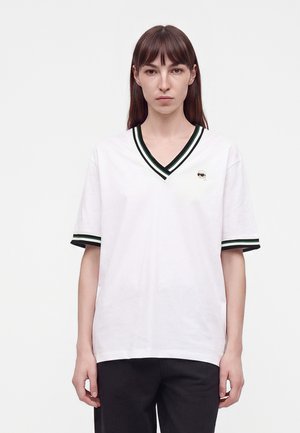 KARL LAGERFELD, IKON - T-shirt basique - white