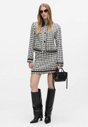 KARL LAGERFELD, K/PIERCED MINI - Τσάντα χειρός - black-nickel