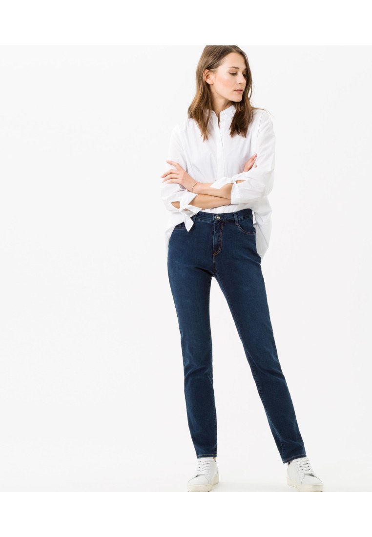 BRAX Jeans da donna Style Mary S accorciati Ultralight, Blu (Used Stone Blue 27), 26W x 30L : BRAX