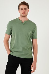 V-NECK  - Základné tričko - apple green