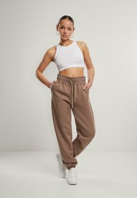 Karl Kani SMALL SIGNATURE ESSENTIAL  - Dresside alumine osa - taupe