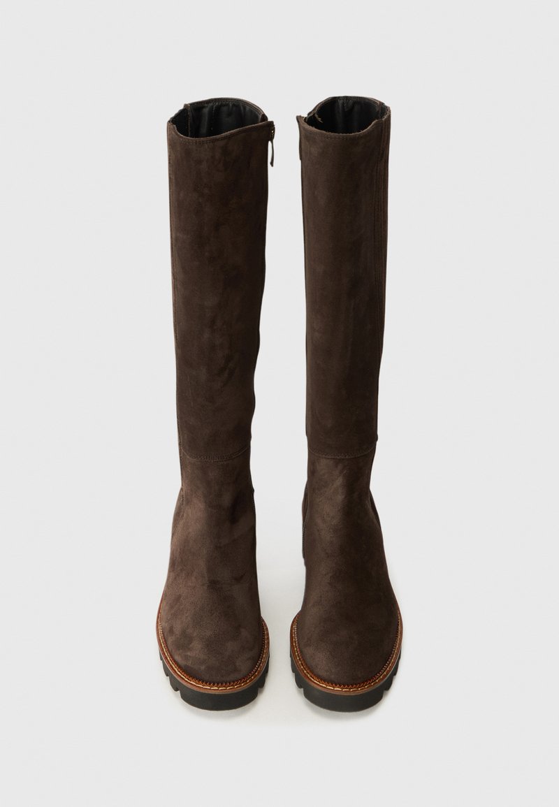 Paul Green Botas De Cuña - Grained Nubuk Black/negro