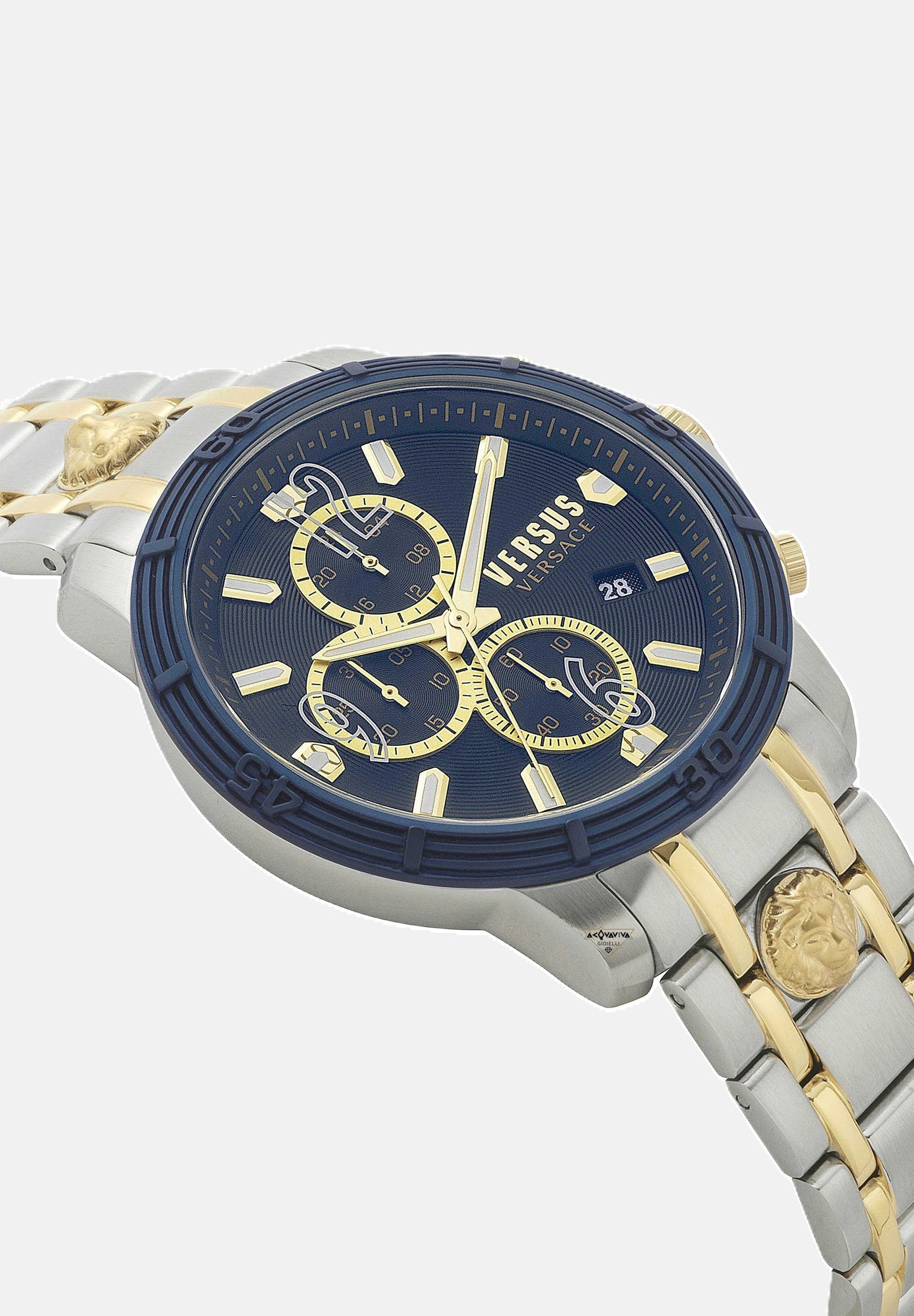 Versus Versace Cronógrafo - bicolor blue/plateado - Zalando.es