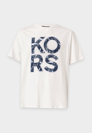 Michael Kors, FLORAL TEE - T-shirts print - white