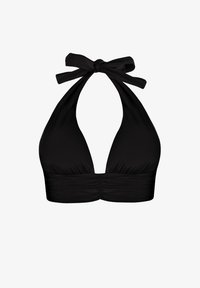 Niewybrane, wiązana góra od bikini satynowy połysk