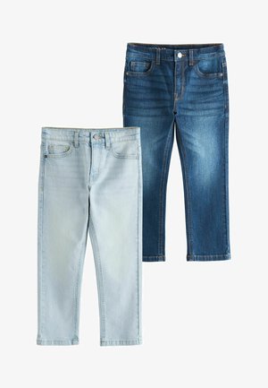 Next, REGULAR FIT - STRETCH 2 PACK - Jeans a sigaretta - denim dark blue bleach