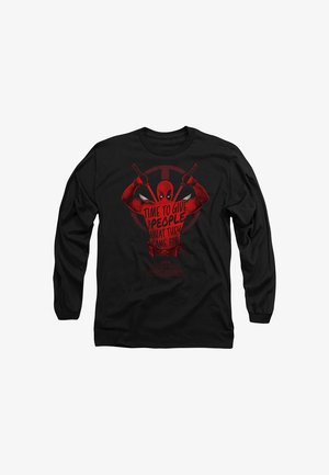 Marvel, DEADPOOL WOLVERINE GIVE THE PEOPLE DEADPOOL - Long sleeved top - black