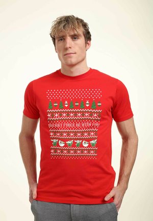 Star Wars STAR WARS THE MANDALORIAN THE CHILD UGLY SWEATER UNISEX - T-shirt z nadrukiem