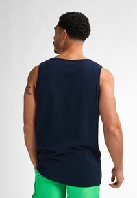 Petrol Industries LOGO SINGLET CLAMVIEW - Linne - navy blue