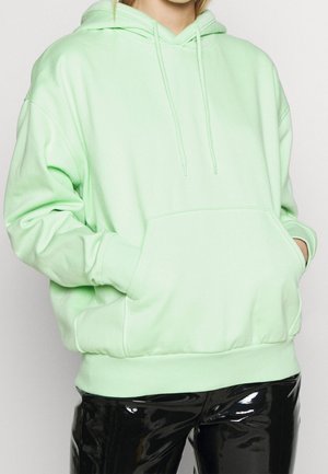 Weekday Jersey con capucha - green