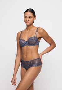 Marie Jo SHORTY RECOUVERT DE BRODERIE JANE NATUREL - Slip - blue shadow