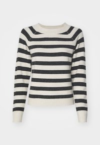 VMDOFFY LS O-NECK GA NOOS - Svetrík - birch/black