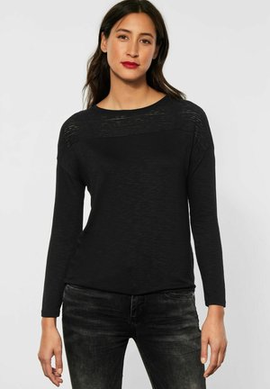LANGARM - Long sleeved top - schwarz
