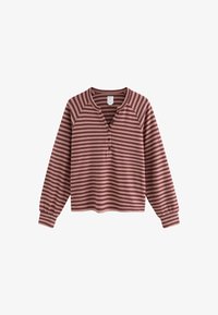 Izbrano, berry red stripe