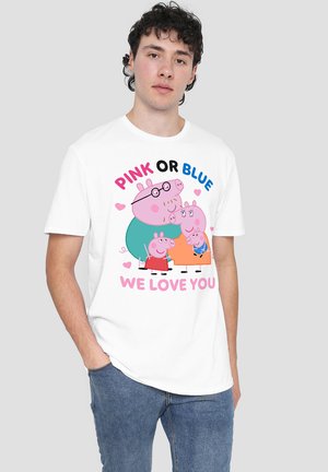 PEPPA PIG FAMILY WE LOVE YOU - Print T-shirt - white