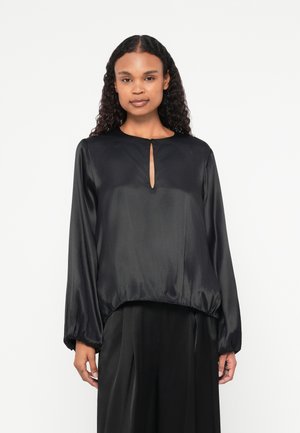 WILLA - Bluză - black