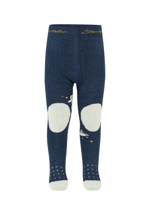 Sterntaler, Tights - blau meliert