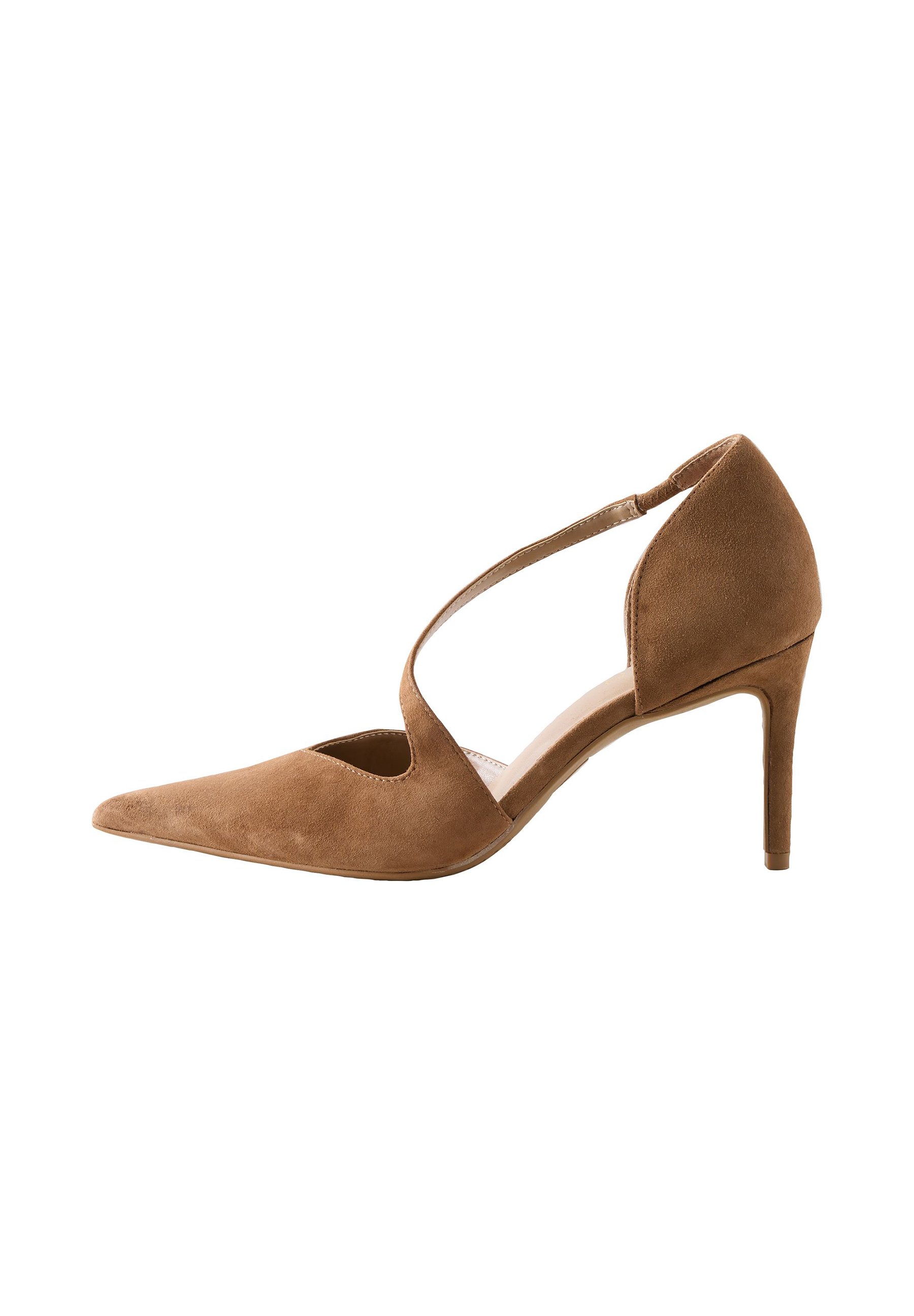 Next REGULAR FIT - Klasikiniai aukštakulniai - tan brown suede