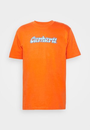 Carhartt WIP LIQUID SCRIPT - T-Shirt print - kumquat